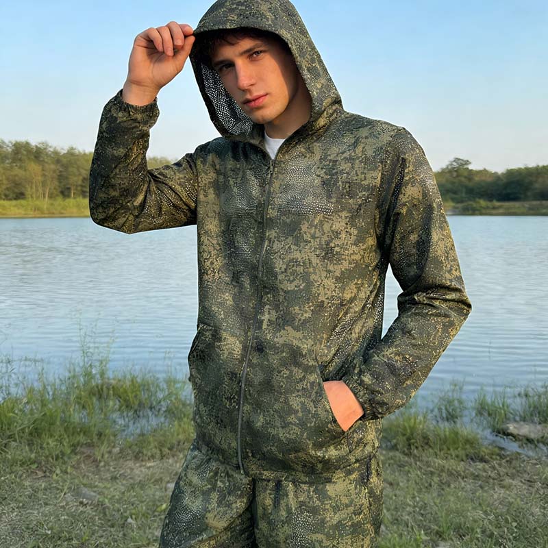 Men'S Outdoor Hunting Jacket - Тактические худи и костюмы: камуфляжные сетчатые